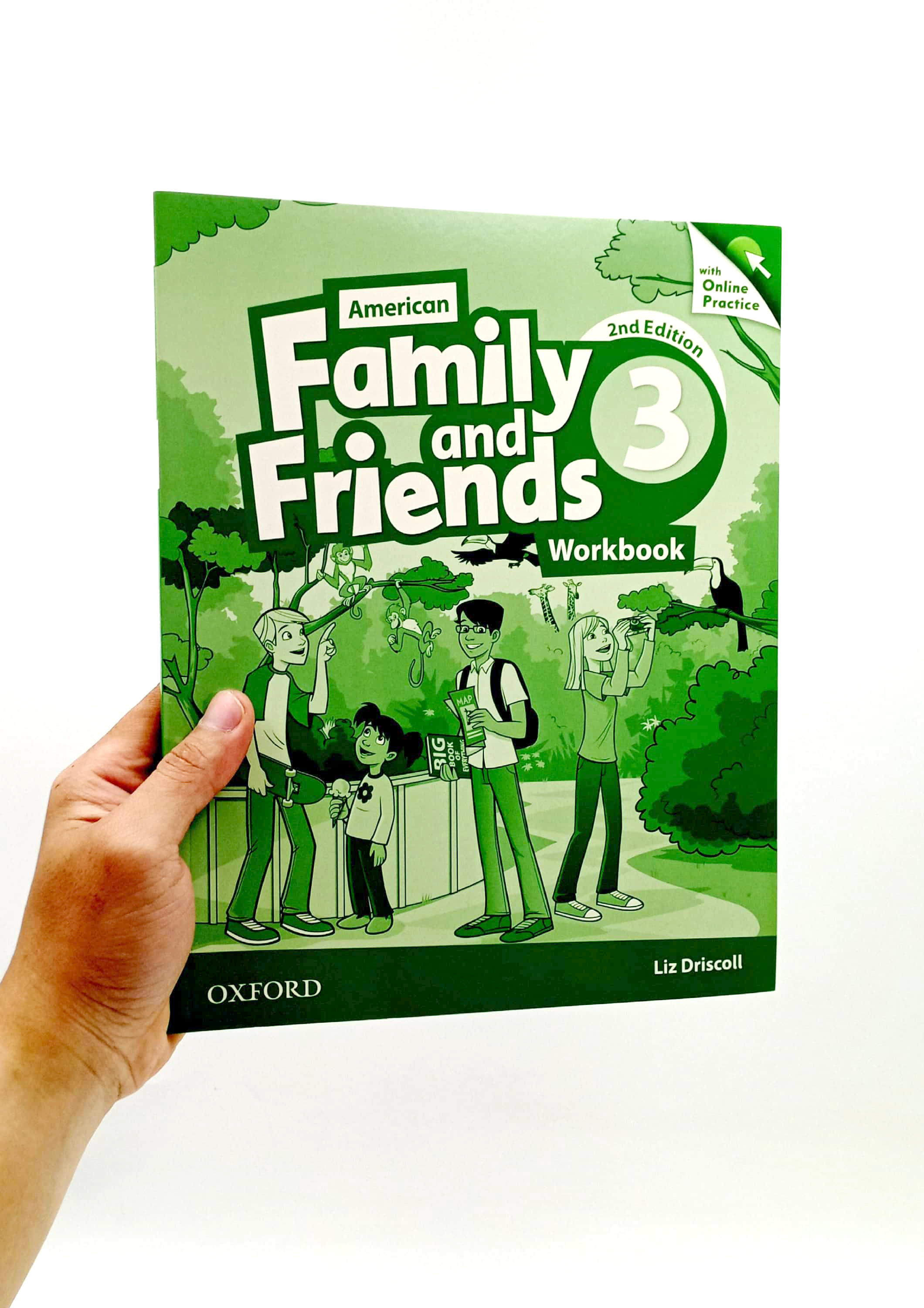 bộ american family and friends level 3: workbook with online practice - 2nd edition