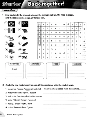 bộ american family and friends level 4 workbook