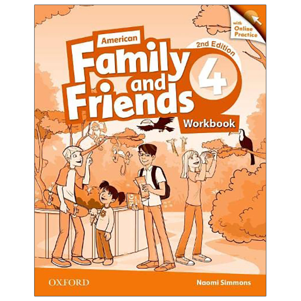 bộ american family and friends level 4: workbook with online practice - 2nd edition