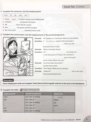 bộ american family and friends level 5 workbook