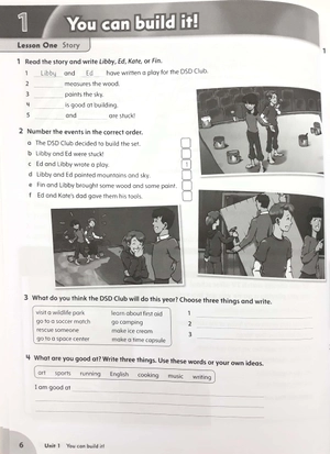 bộ american family and friends level 5 workbook
