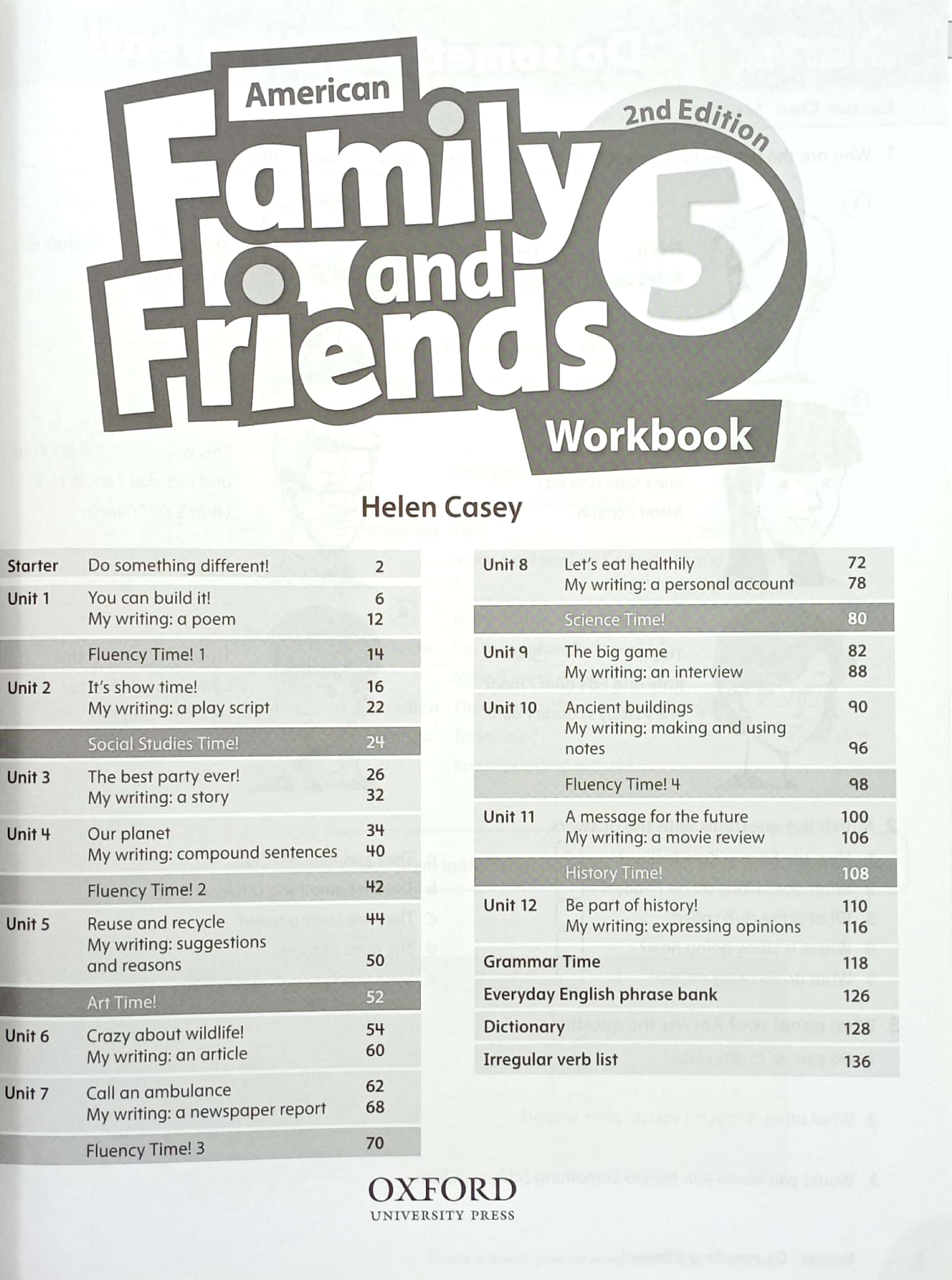 bộ american family and friends level 5: workbook with online practice - 2nd edition