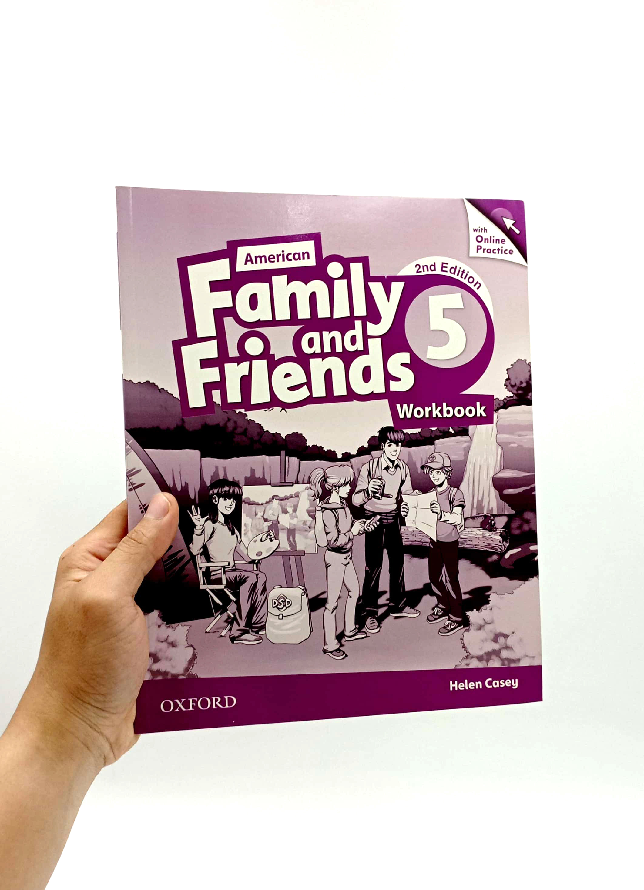 bộ american family and friends level 5: workbook with online practice - 2nd edition