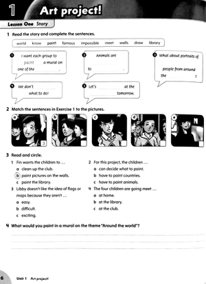 bộ american family and friends level 6 workbook