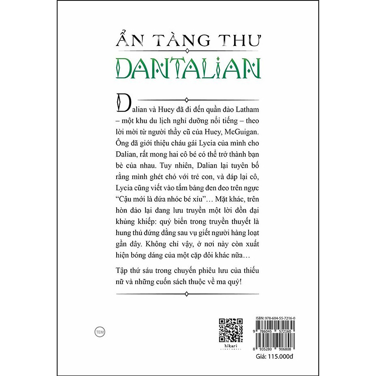 bộ ẩn tàng thư dantalian - tập 6