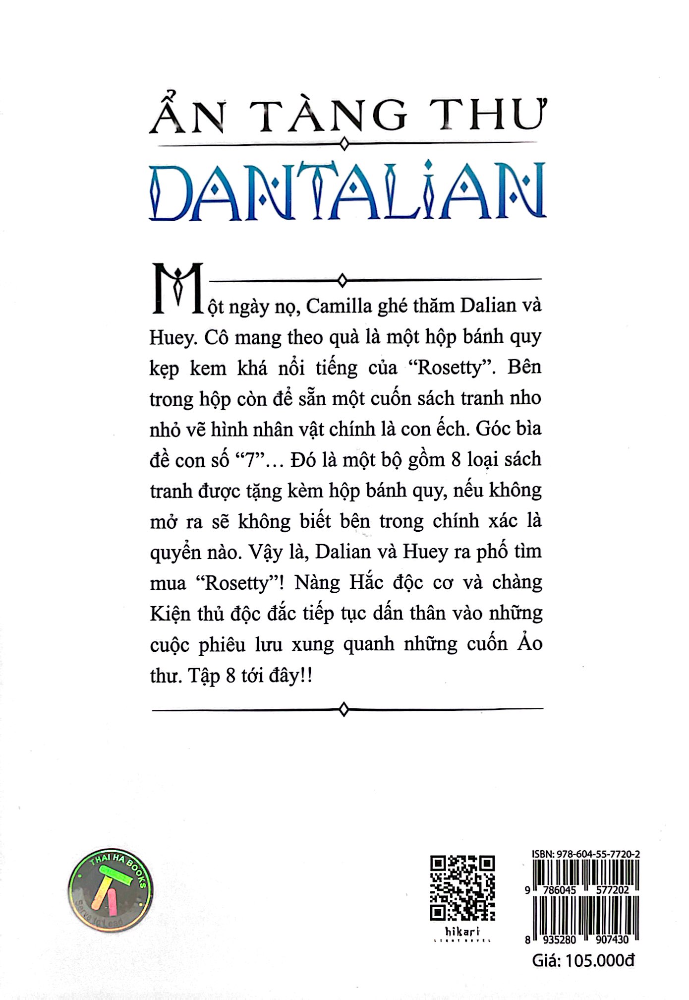 bộ ẩn tàng thư dantalian - tập 8