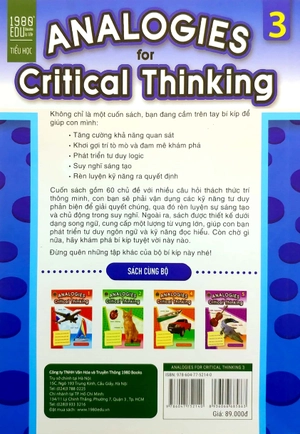 bộ analogies for critical thinking (tập 3)