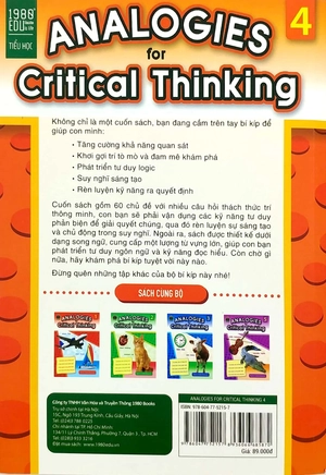 bộ analogies for critical thinking (tập 4)