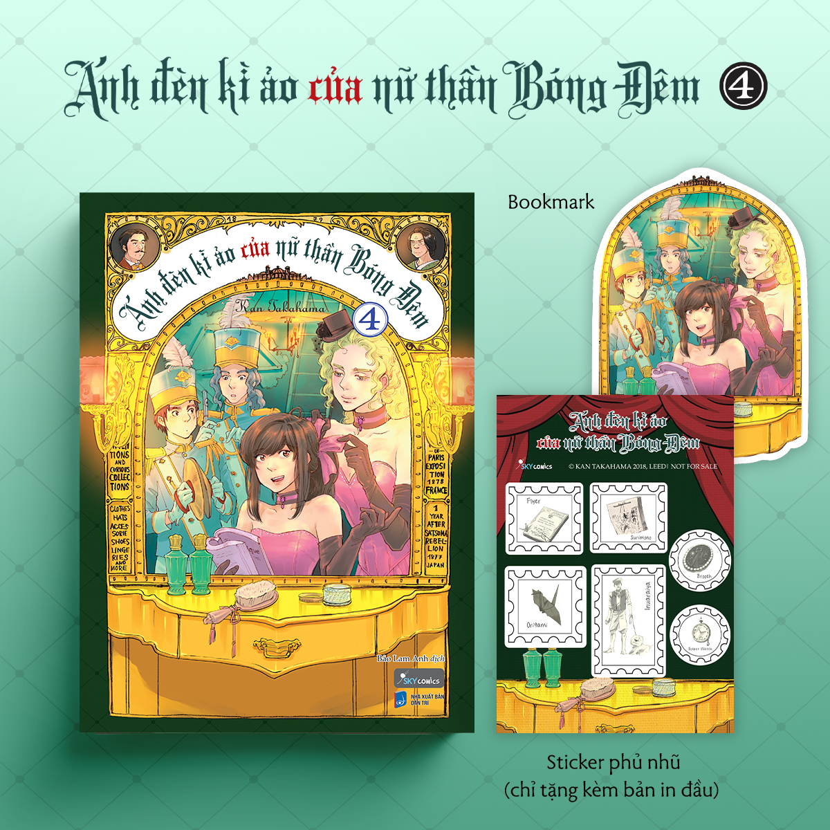 Bộ
						
										
										Ánh Đèn Kì Ảo Của Nữ Thần Bóng Đêm - Tập 4 - Tặng Kèm Bookmark Bồi Cứng + Sticker Phủ Nhũ