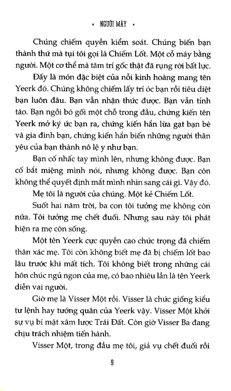 bộ animorphs - người hóa thú - tập 10 - người máy