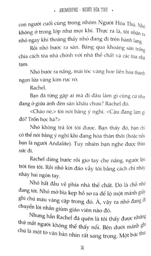 bộ animorphs - người hóa thú - tập 13 - thay đổi