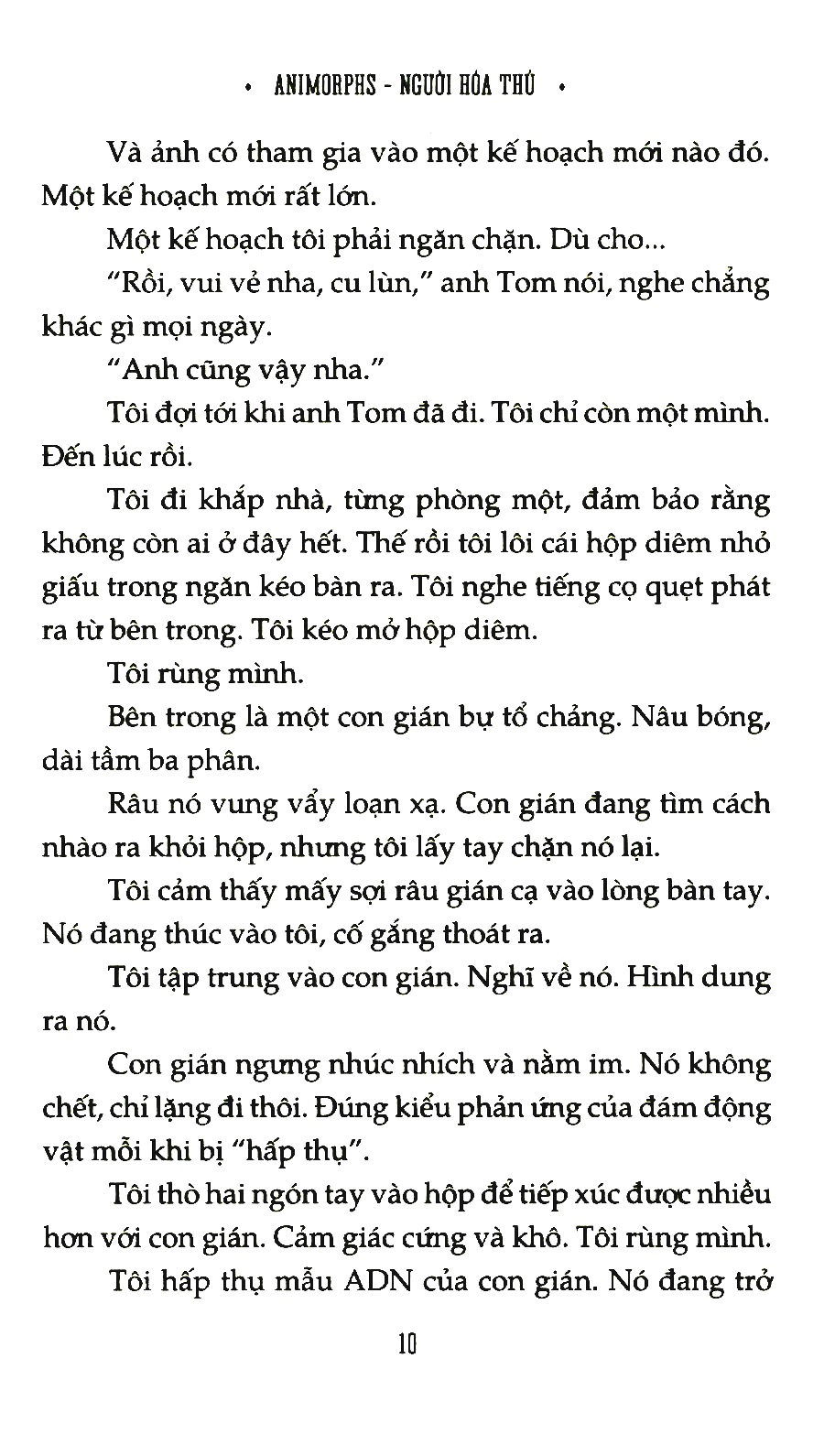 bộ animorphs - người hóa thú - tập 6: tù nhân