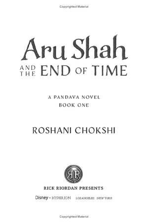 bộ aru shah and the end of time: a pandava novel book 1