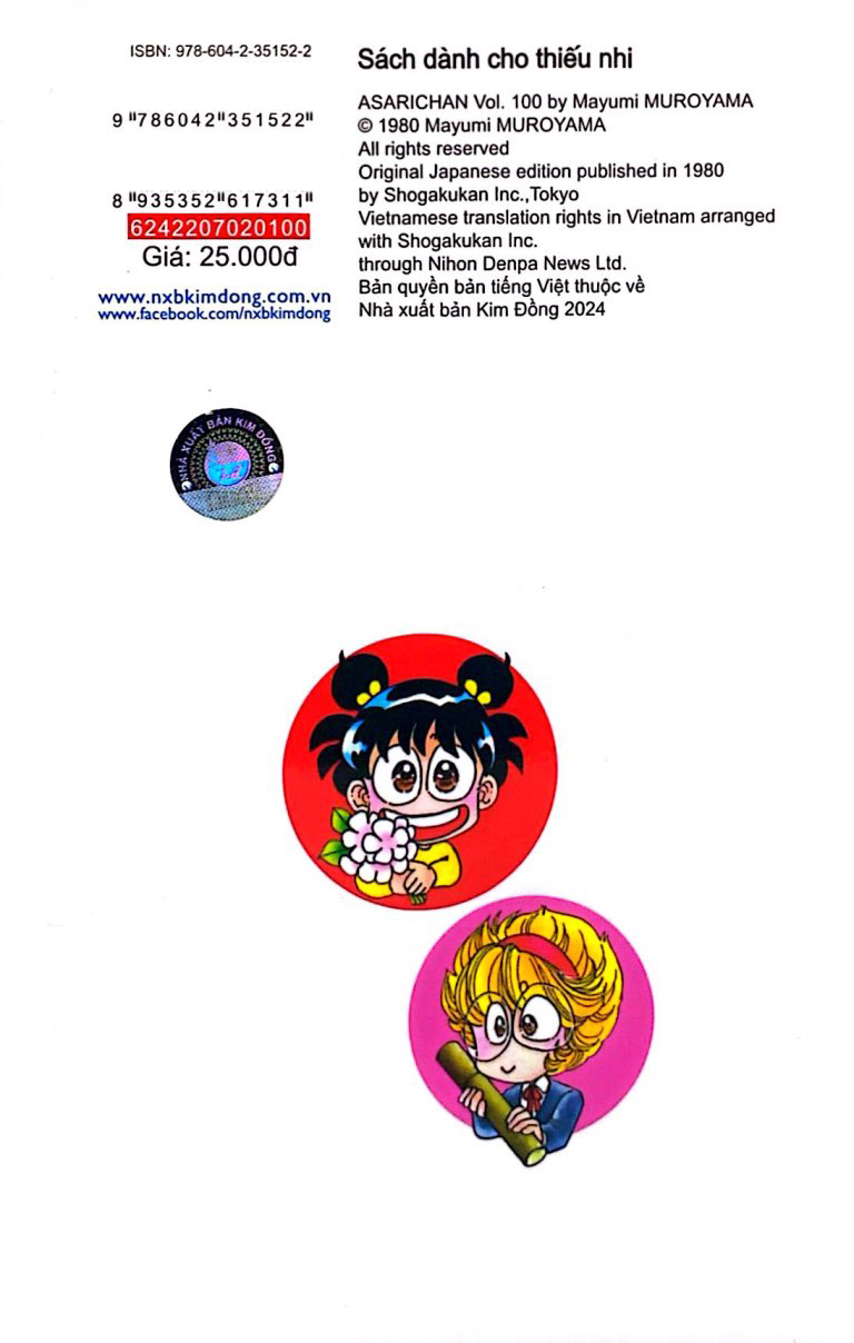 Bo
						
										
										Asari - Co Be Tinh Nghich - Tap 100 (Tai Ban 2025)