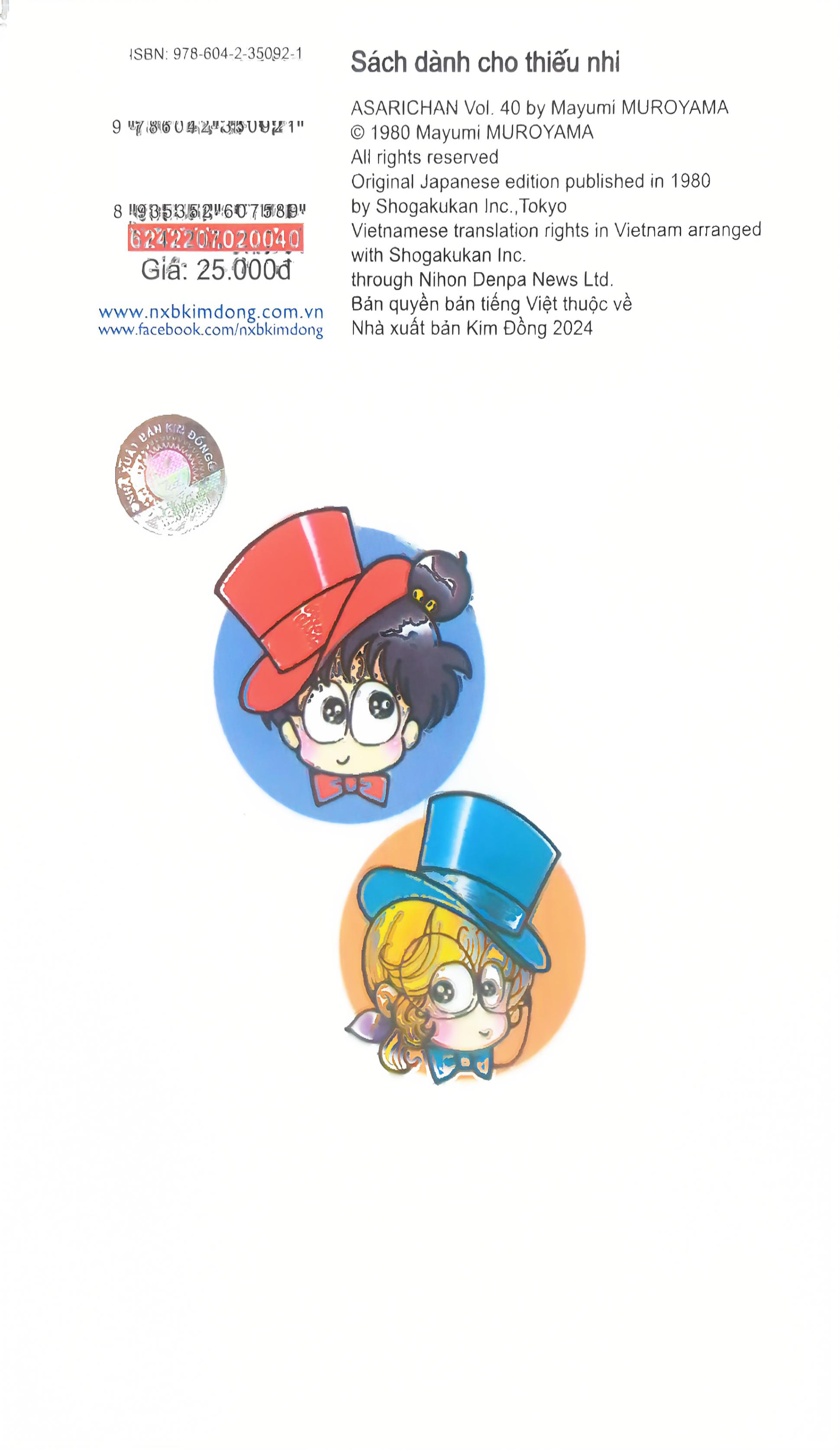 Bo
						
										
										Asari - Co Be Tinh Nghich - Tap 40 (Tai Ban 2024)