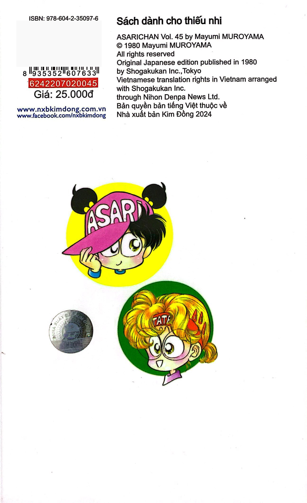 Bo
						
										
										Asari - Co Be Tinh Nghich - Tap 45 (Tai Ban 2024)