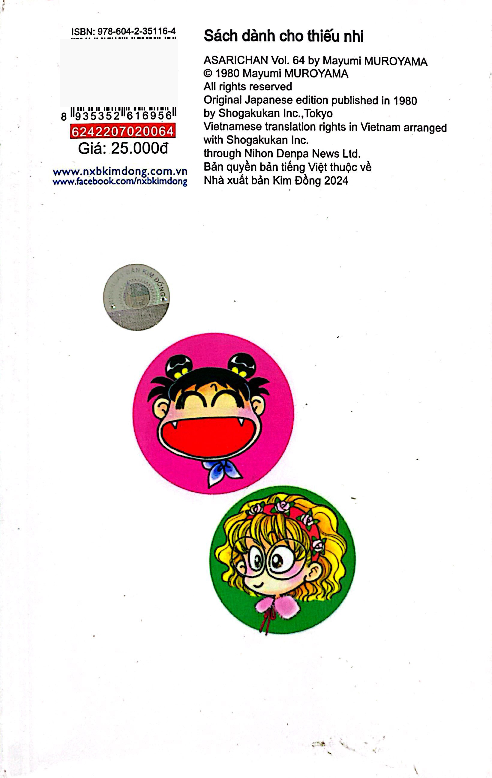 Bo
						
										
										Asari - Co Be Tinh Nghich - Tap 64 (Tai Ban 2024)