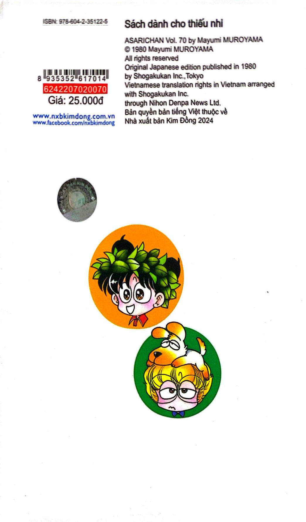 Bo
						
										
										Asari - Co Be Tinh Nghich - Tap 70 (Tai Ban 2024)