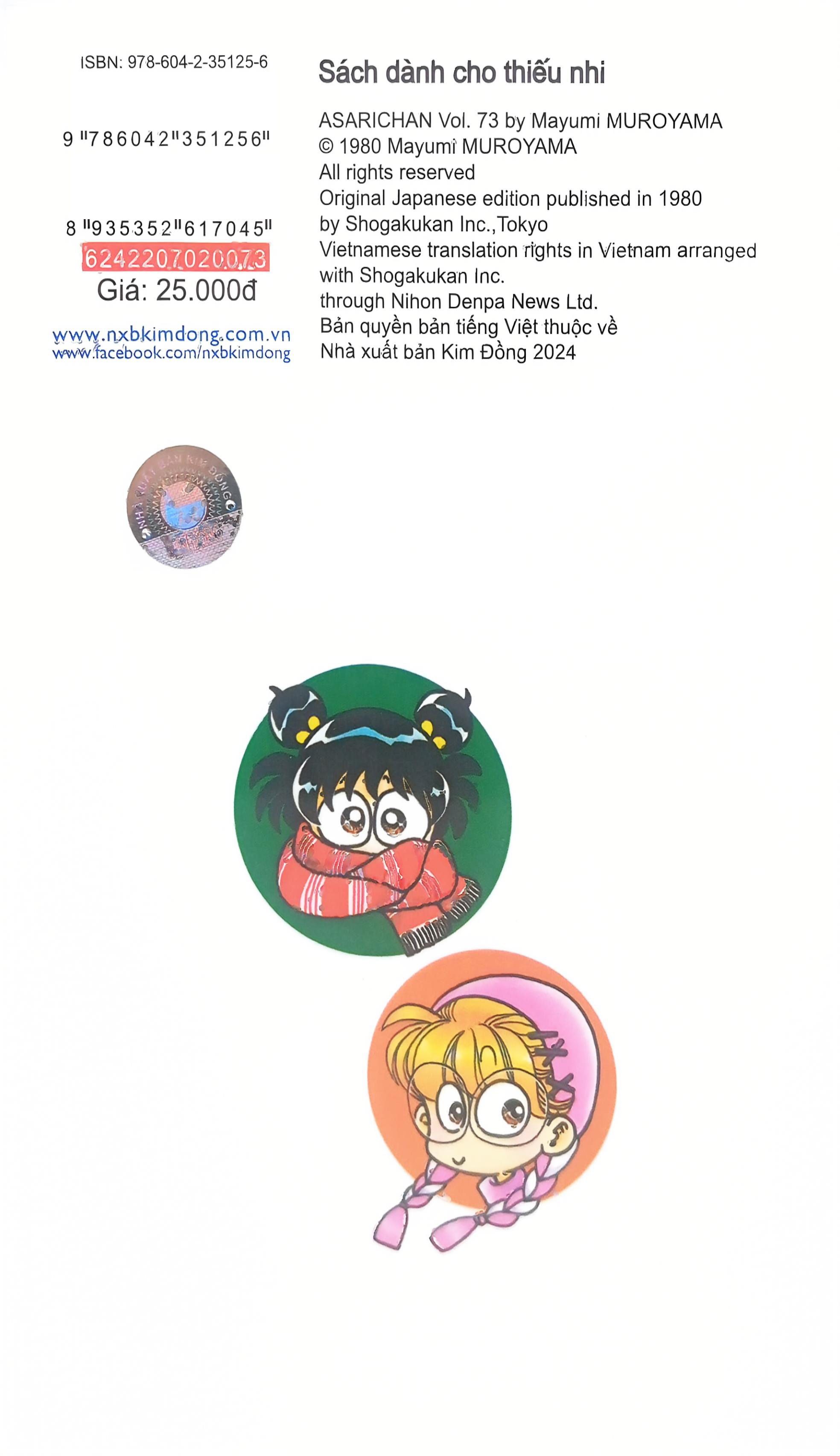 Bo
						
										
										Asari - Co Be Tinh Nghich - Tap 73 (Tai Ban 2024)