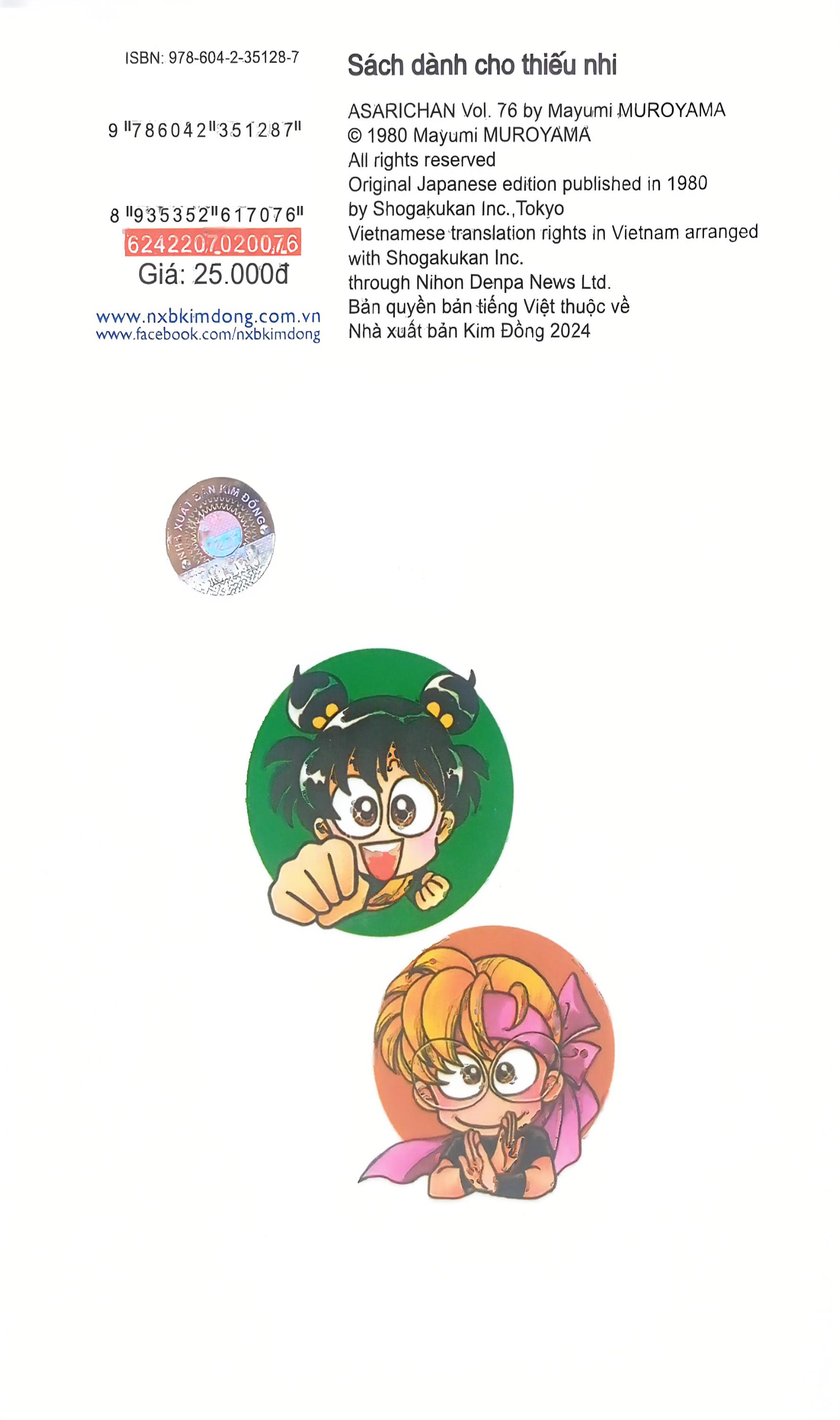 Bo
						
										
										Asari - Co Be Tinh Nghich - Tap 76 (Tai Ban 2024)