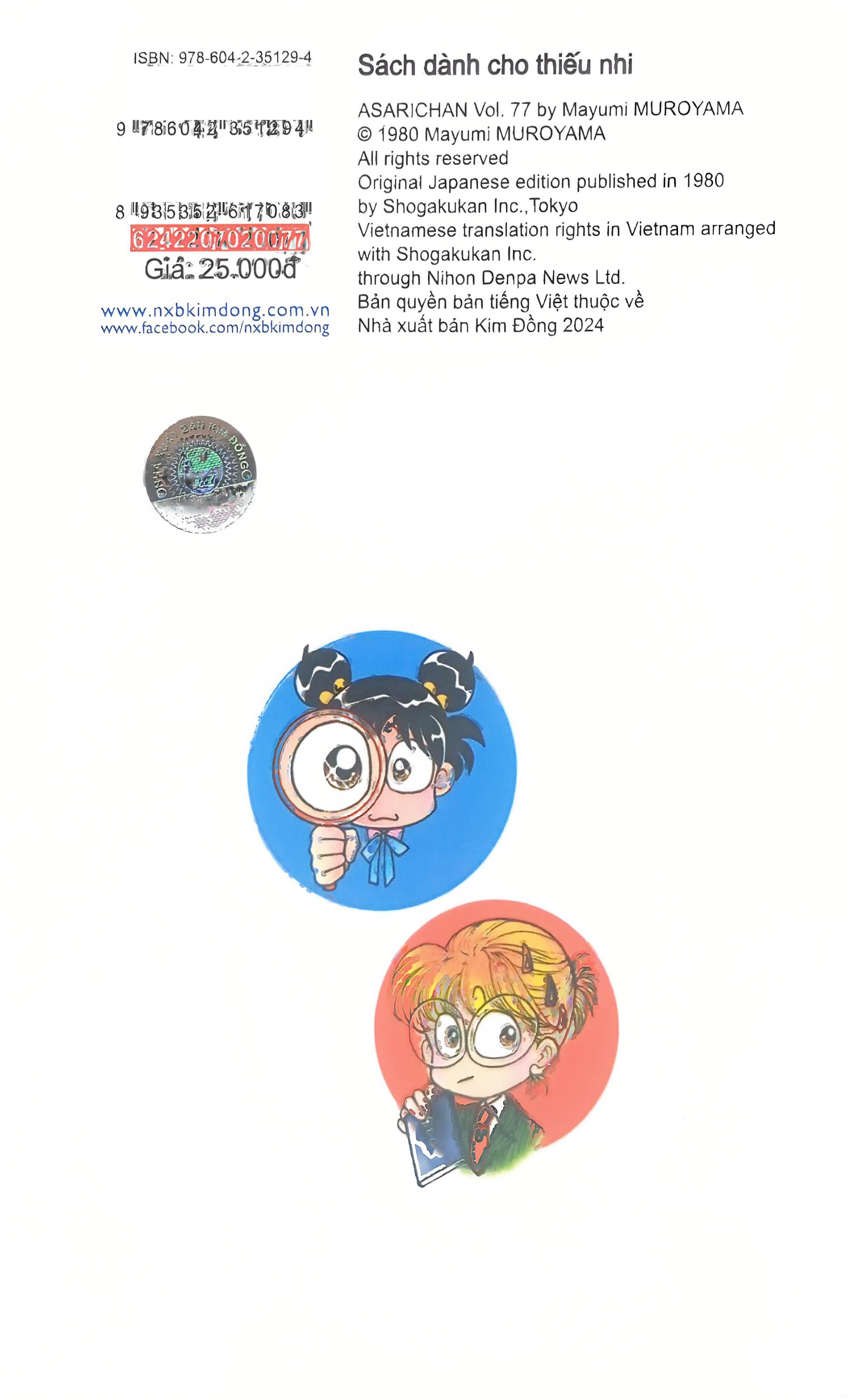 Bo
						
										
										Asari - Co Be Tinh Nghich - Tap 77 (Tai Ban 2024)