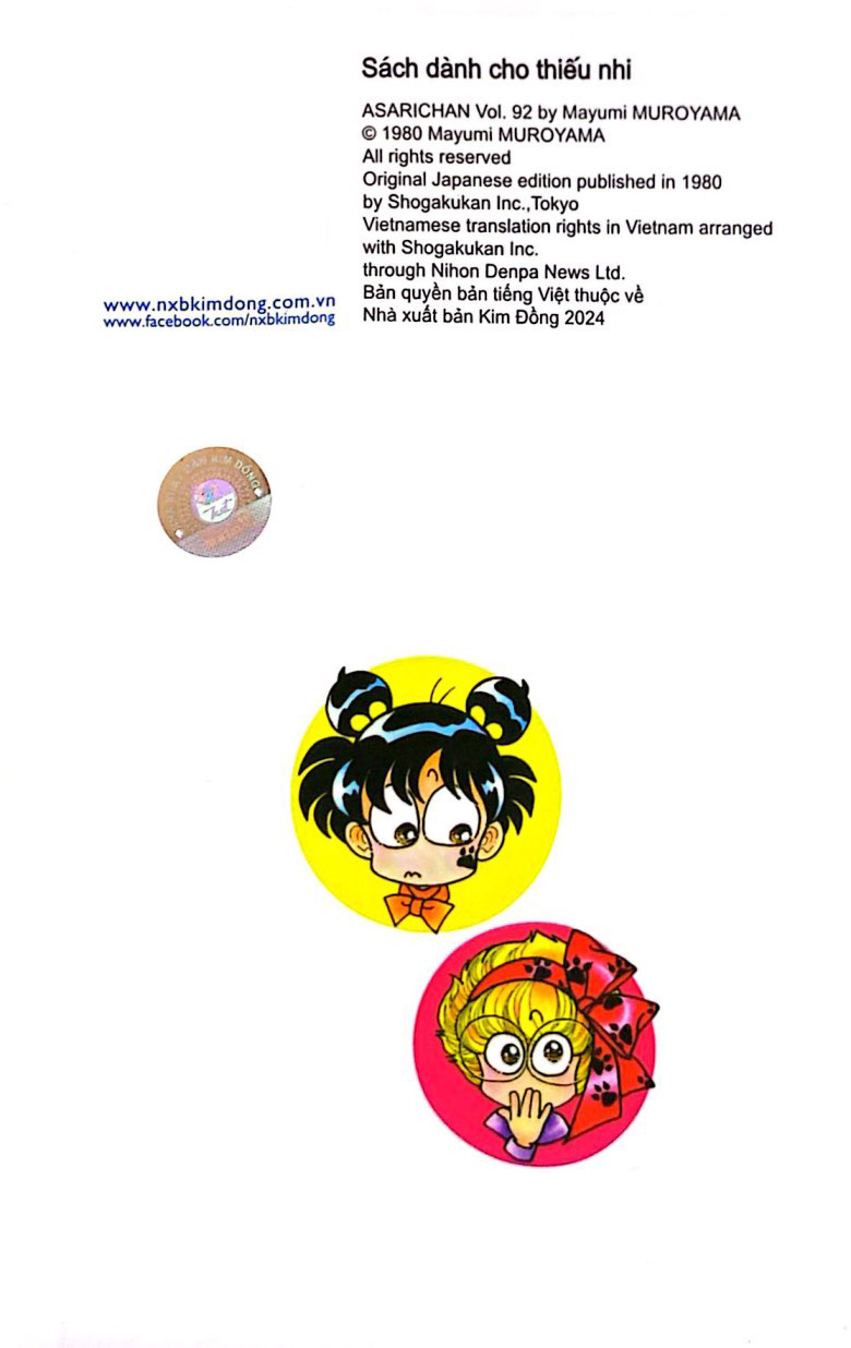 Bo
						
										
										Asari - Co Be Tinh Nghich - Tap 92 (Tai Ban 2025)