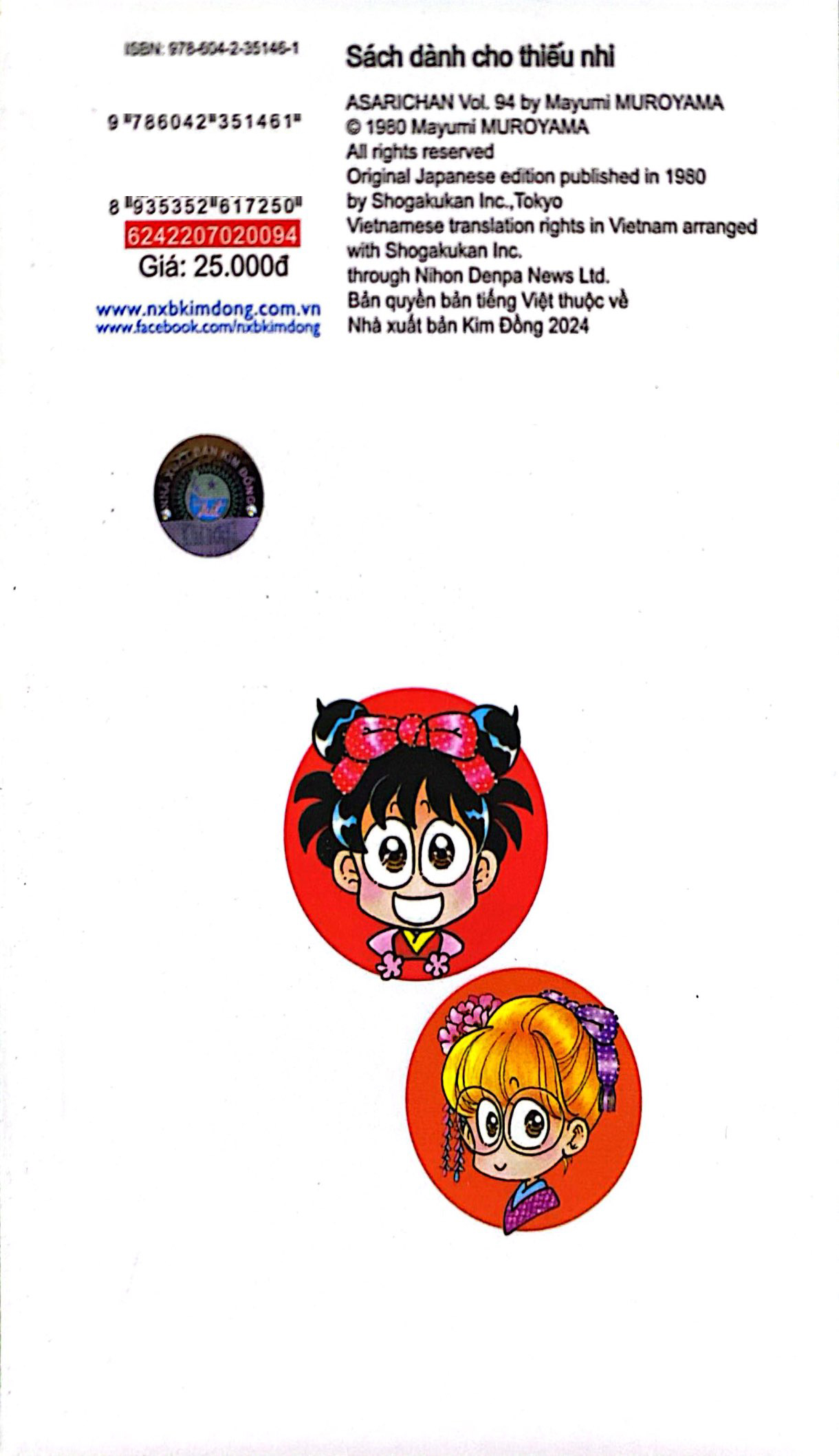 Bo
						
										
										Asari - Co Be Tinh Nghich - Tap 94 (Tai Ban 2025)