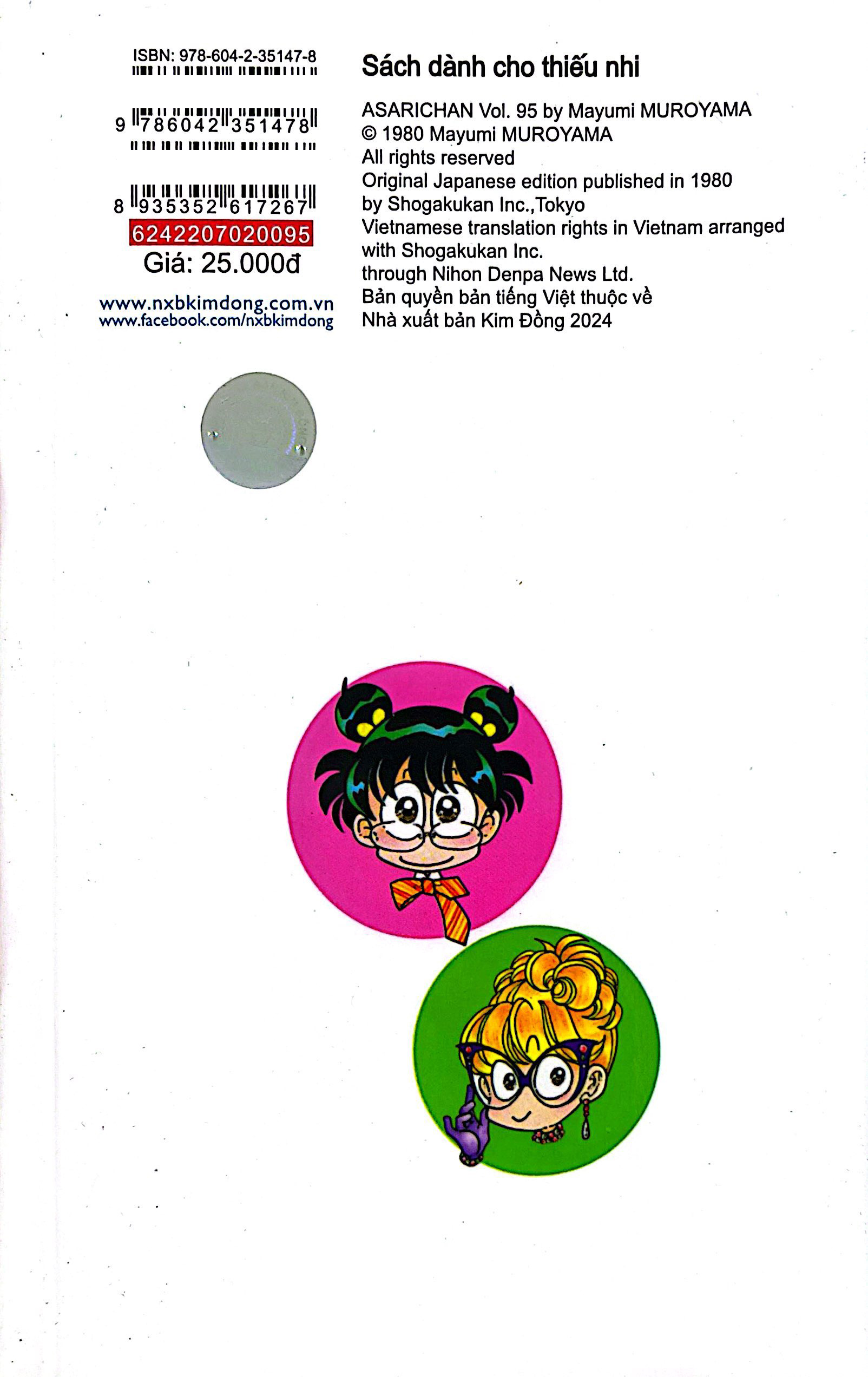 Bo
						
										
										Asari - Co Be Tinh Nghich - Tap 95 (Tai Ban 2025)