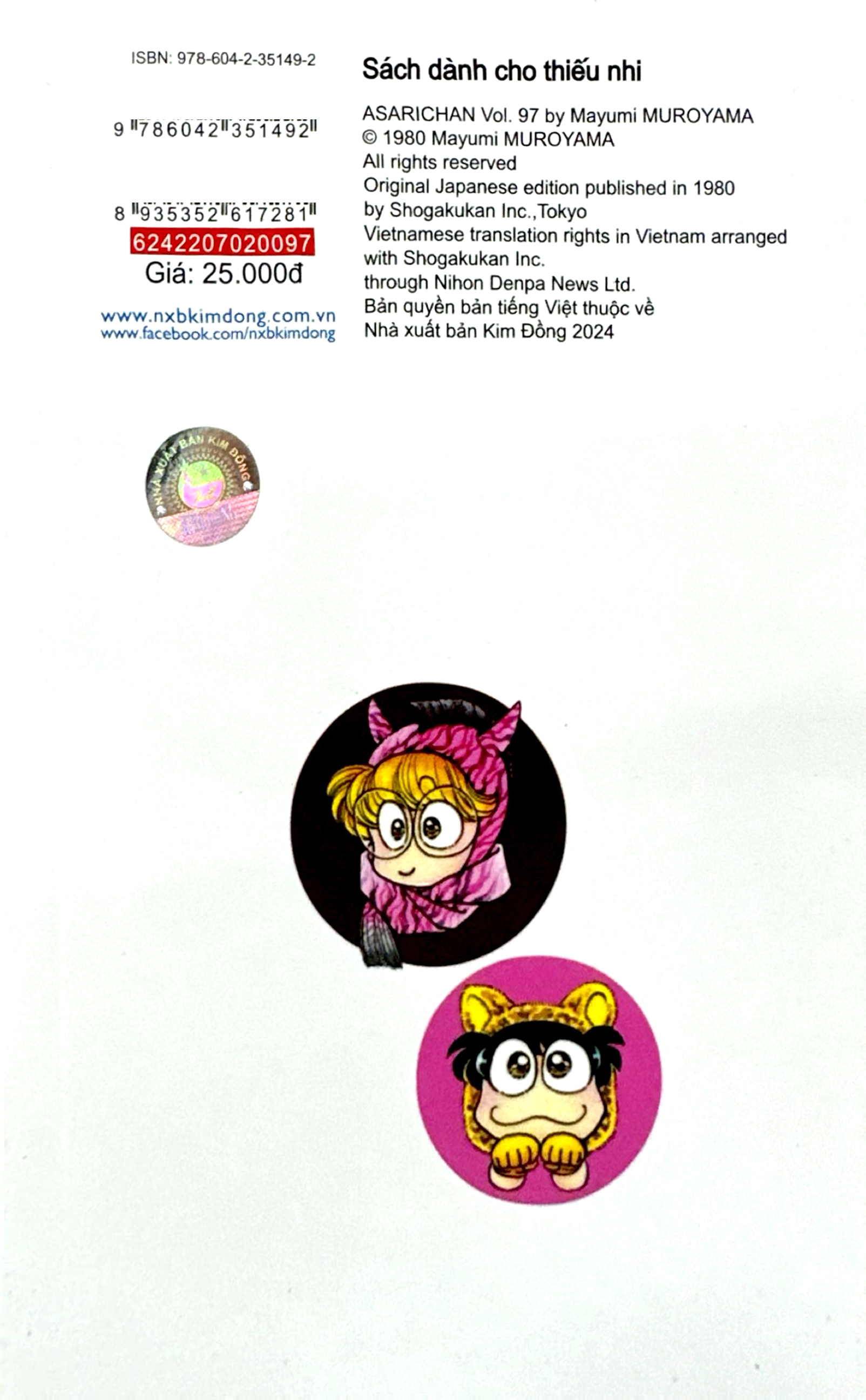 Bo
						
										
										Asari - Co Be Tinh Nghich - Tap 97 (Tai Ban 2025)