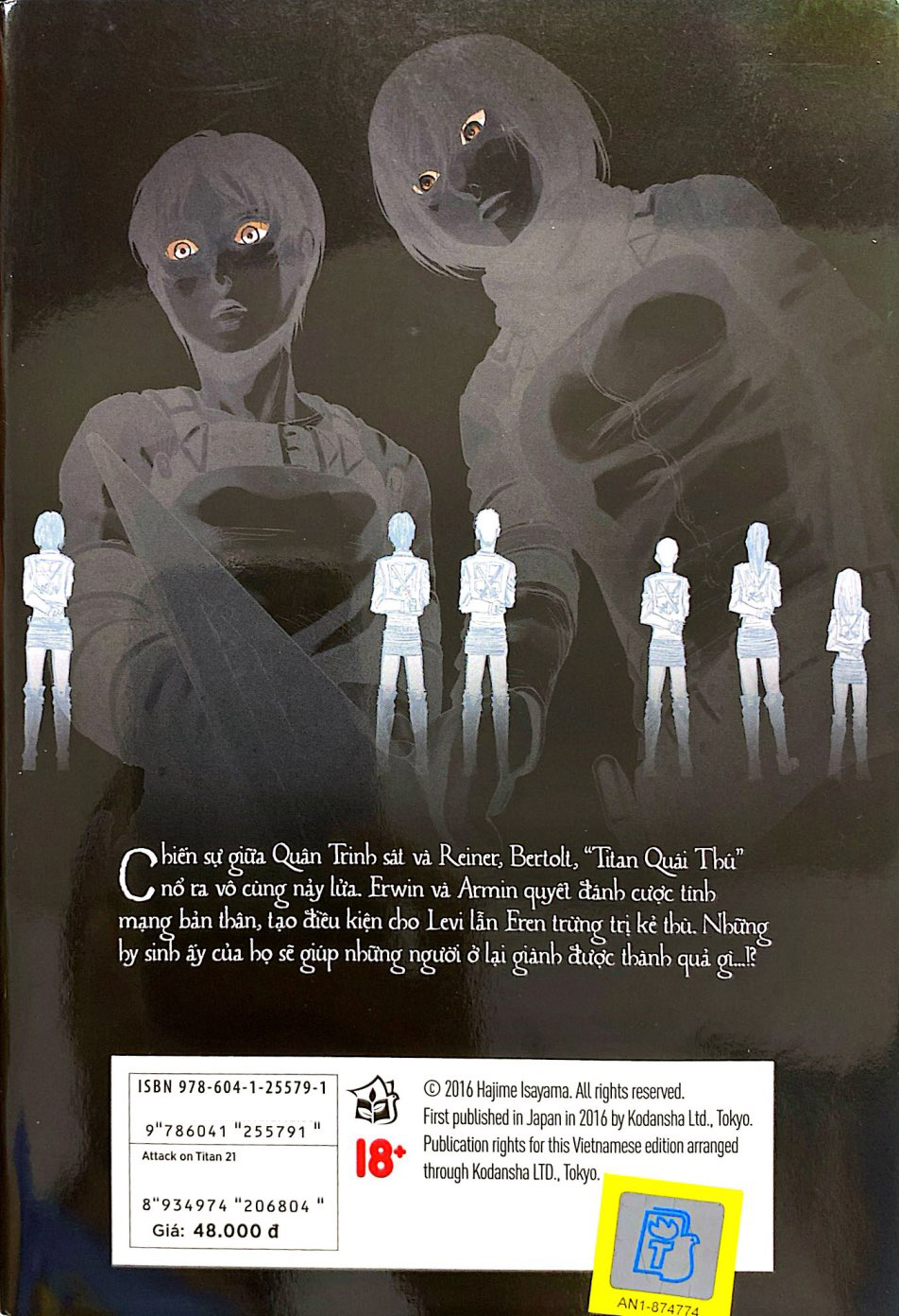 Bo
						
										
										Attack On Titan - Tap 21 - Tang Kem Bookmark Nam Cham