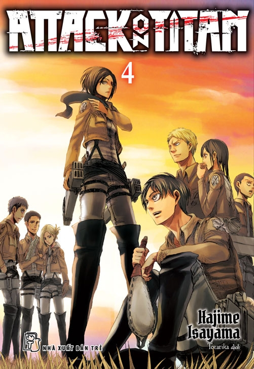 bộ attack on titan - tập 4