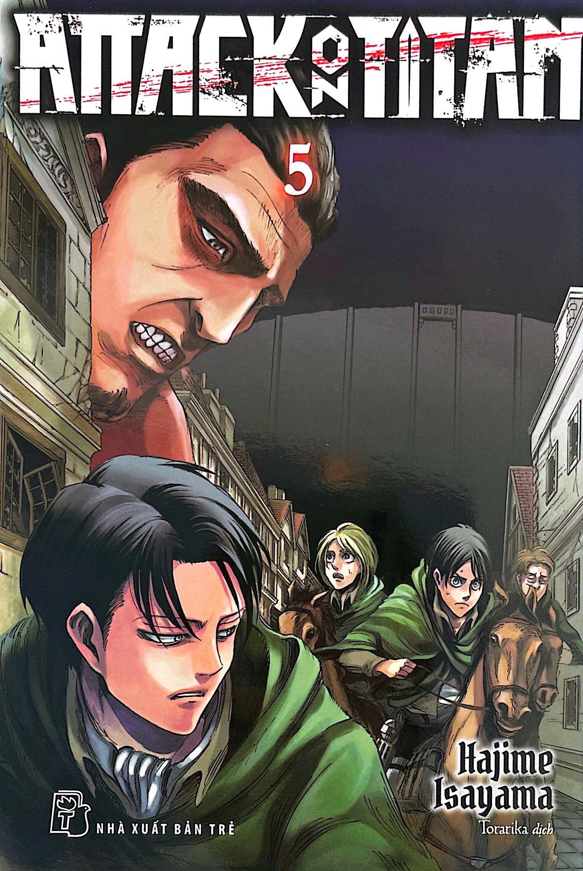 bộ attack on titan - tập 5
