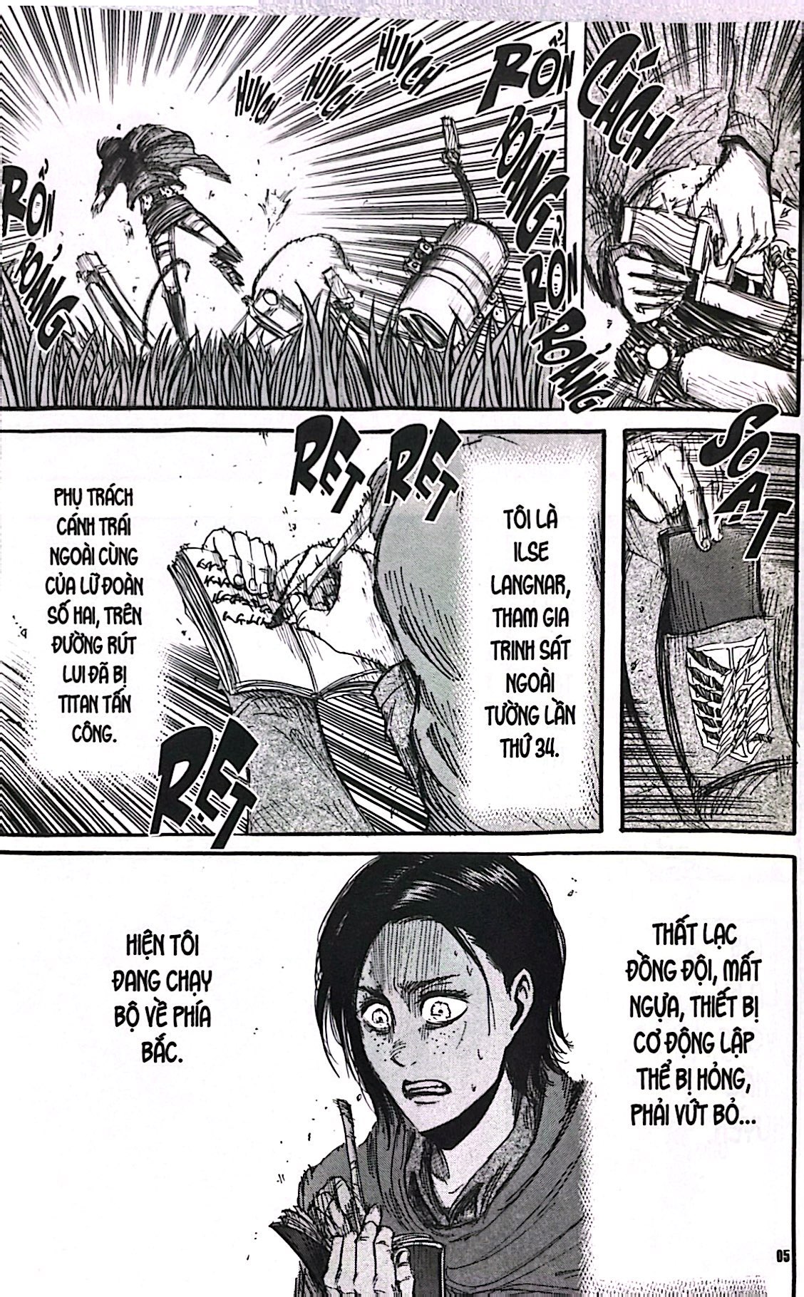 bộ attack on titan - tập 5