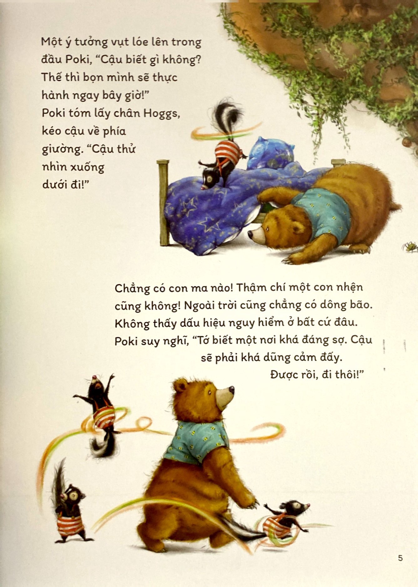 bộ ba phép thuật - gấu hoggs dũng cảm