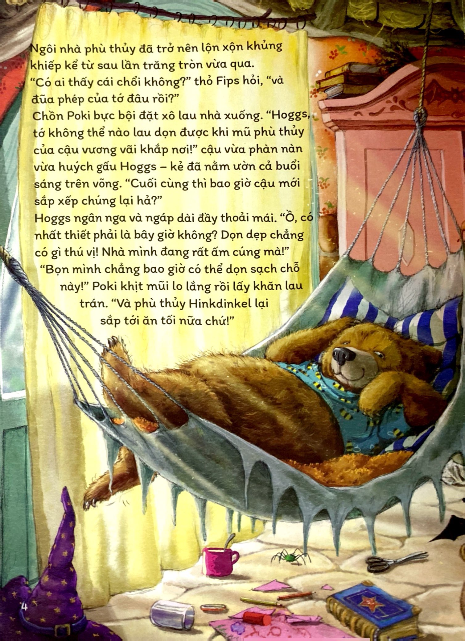 bộ ba phép thuật - úm ba la biến ra nhà sạch