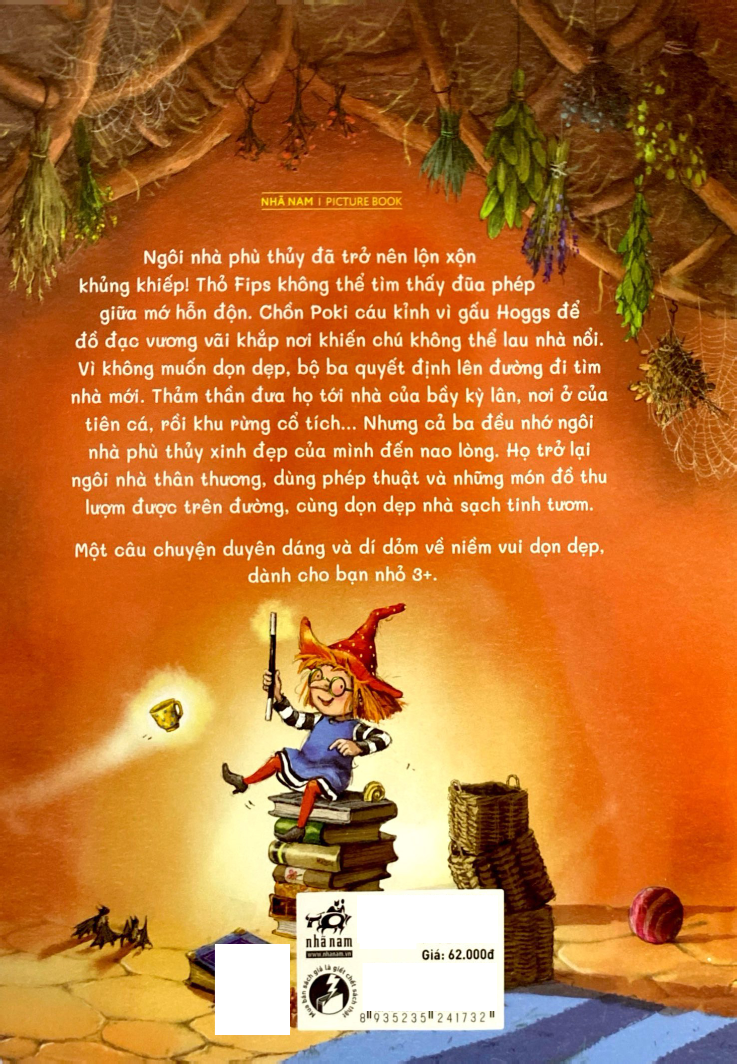 bộ ba phép thuật - úm ba la biến ra nhà sạch