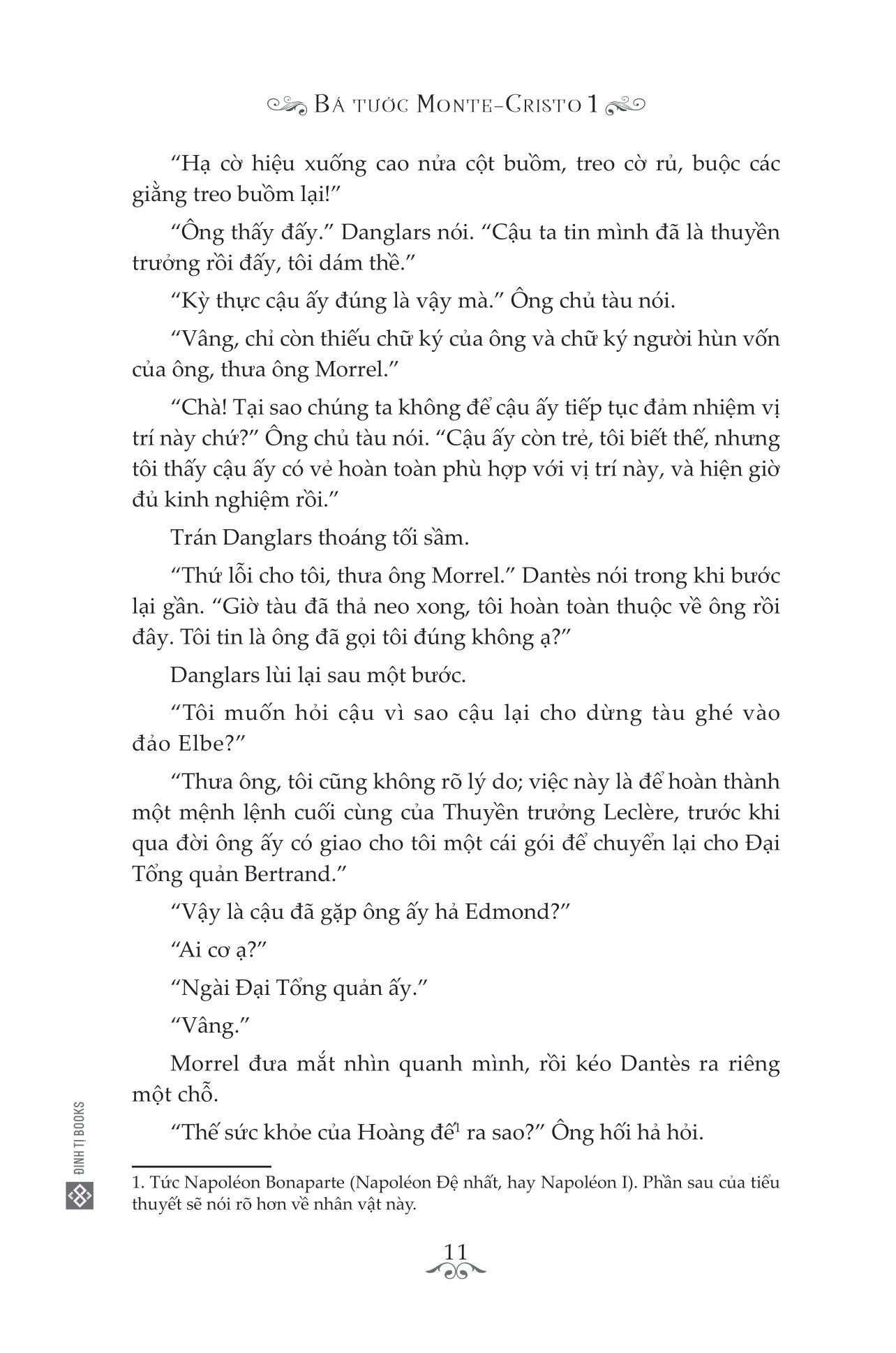 bộ bá tước monte cristo - tập 1