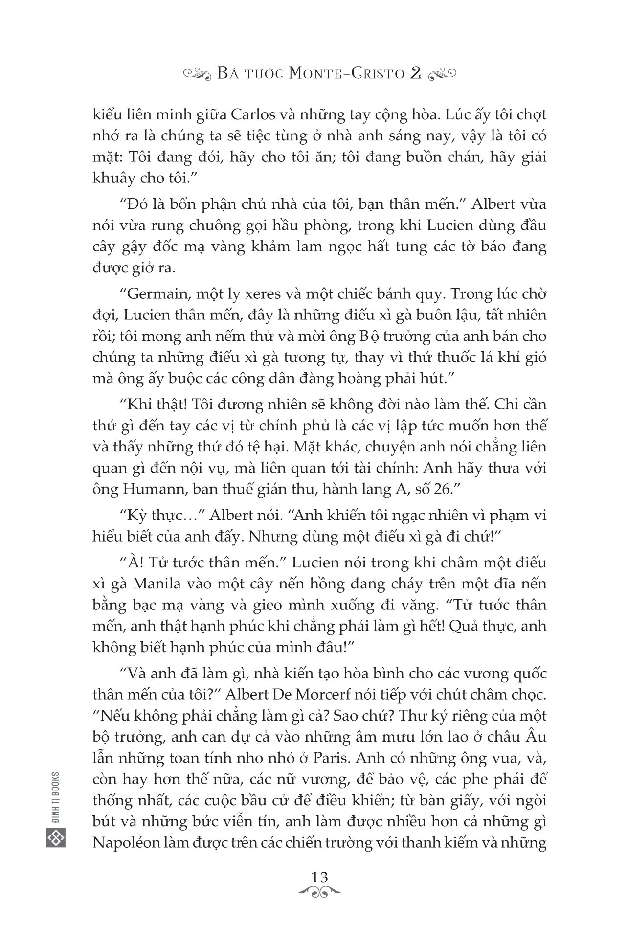 bộ bá tước monte cristo - tập 2