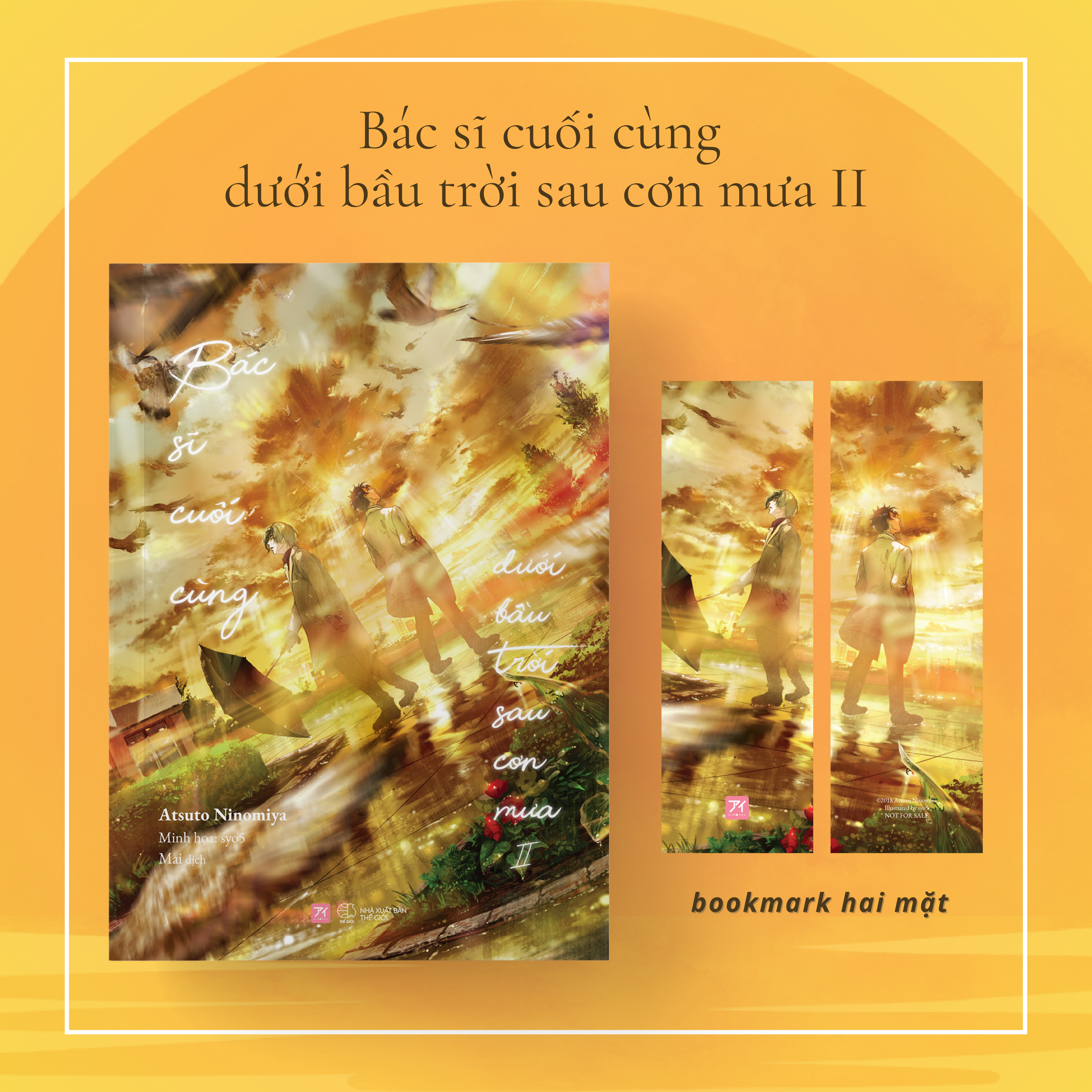 bộ bác sĩ cuối cùng dưới bầu trời sau cơn mưa - tập 2 - tặng kèm bookmark