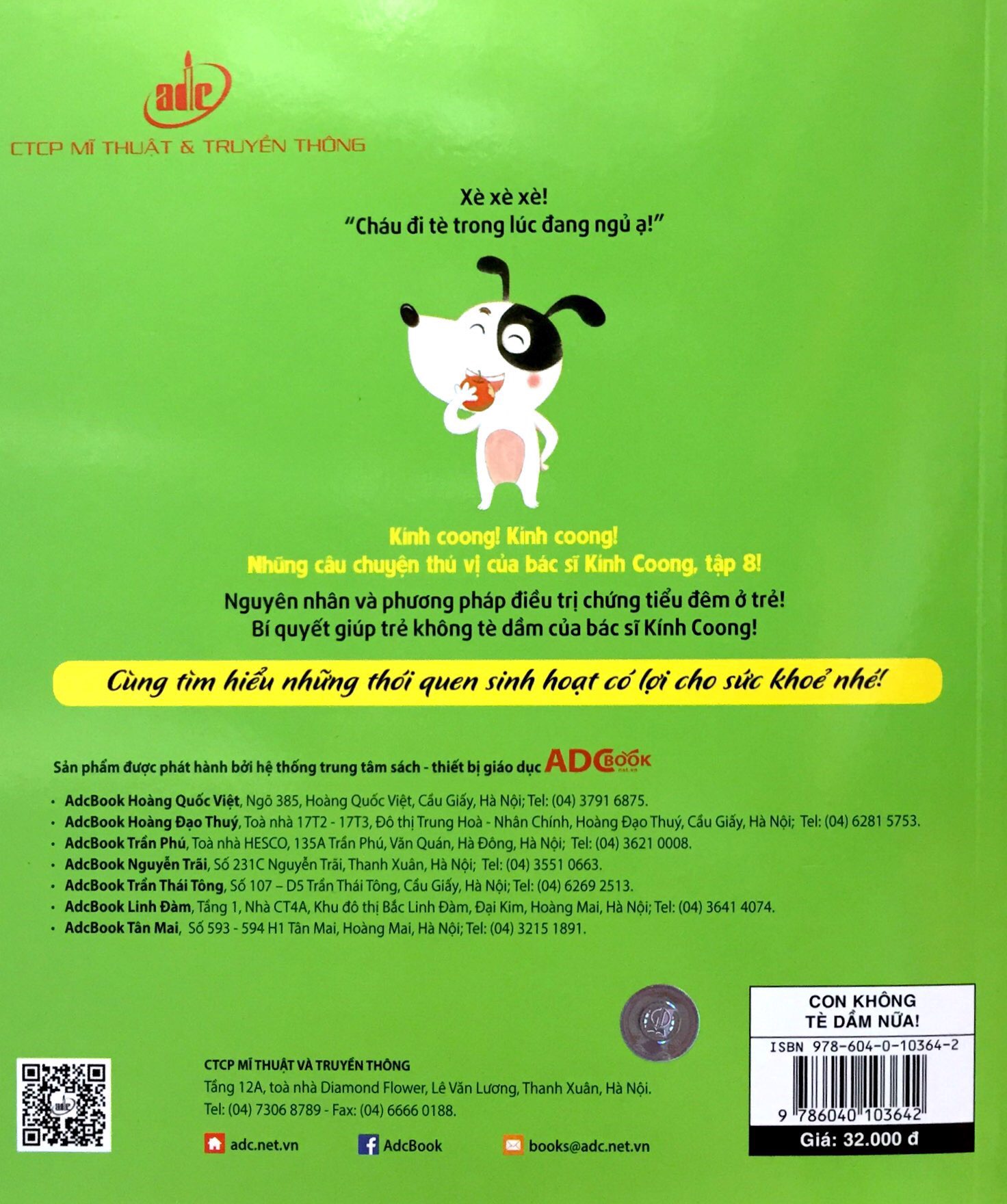 bộ bác sĩ kính coong 8 - con không tè dầm nữa!