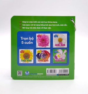 bộ bách khoa toàn thư cho bé - các loài hoa (bộ 5 cuốn)