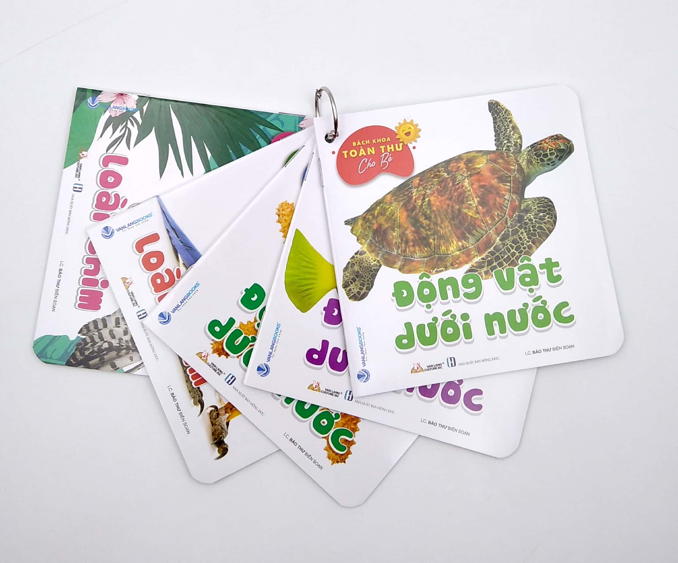 bộ bách khoa toàn thư cho bé - động vật dưới nước (bộ 5 cuốn)