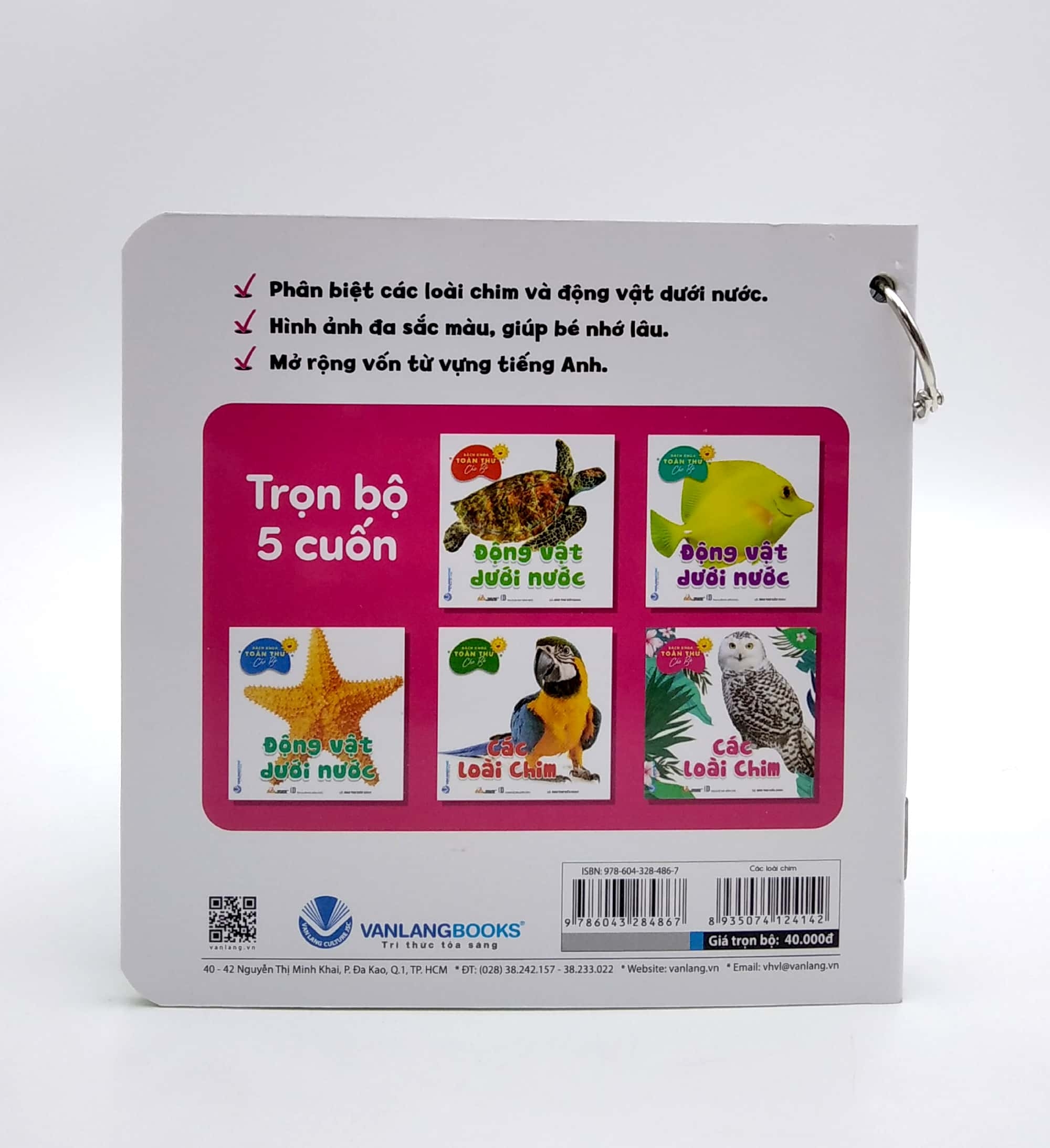 bộ bách khoa toàn thư cho bé - động vật dưới nước (bộ 5 cuốn)