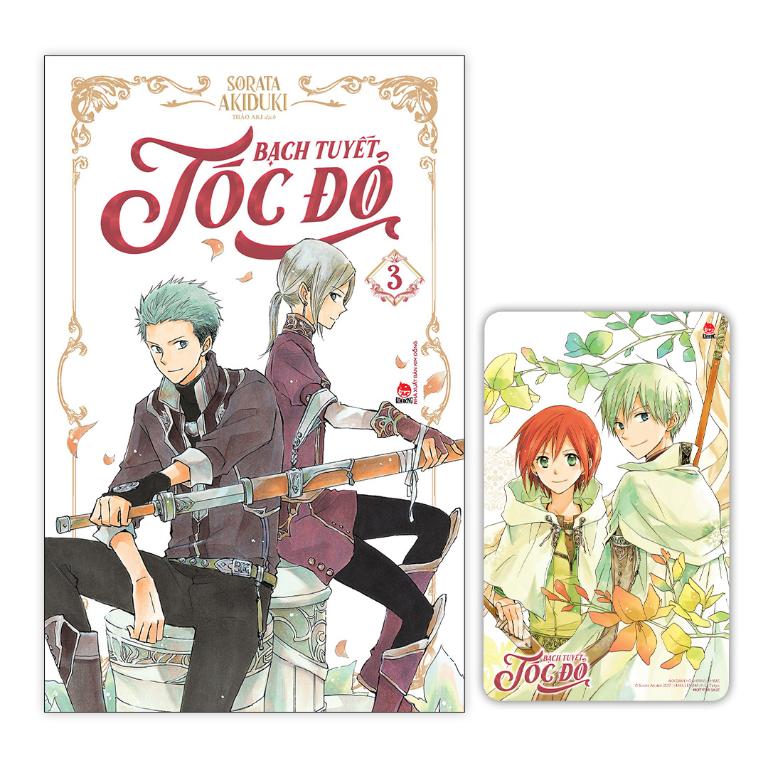 bộ bạch tuyết tóc đỏ - tập 3 - tặng kèm card pvc