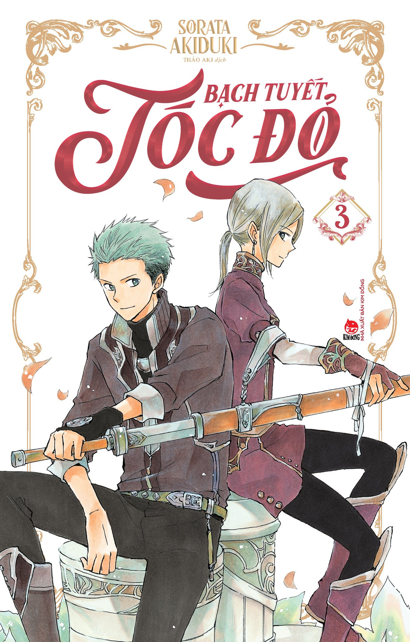 bộ bạch tuyết tóc đỏ - tập 3 - tặng kèm card pvc