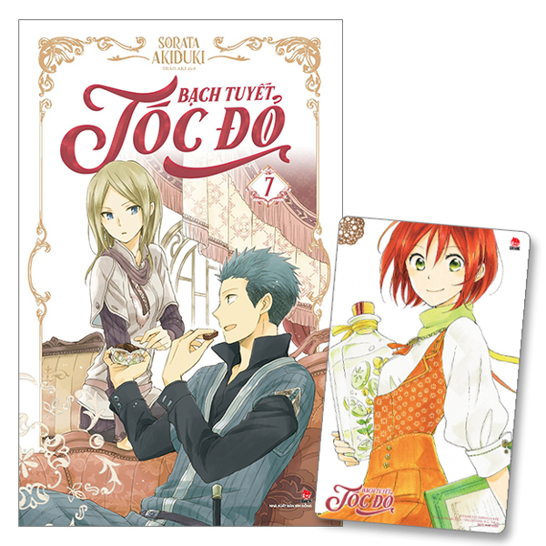 bộ bạch tuyết tóc đỏ - tập 7 - tặng kèm card pvc