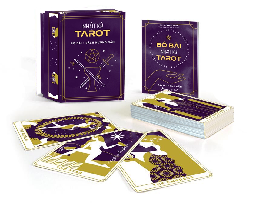 bộ bài nhật ký tarot - kèm sách hướng dẫn (tái bản 2022)