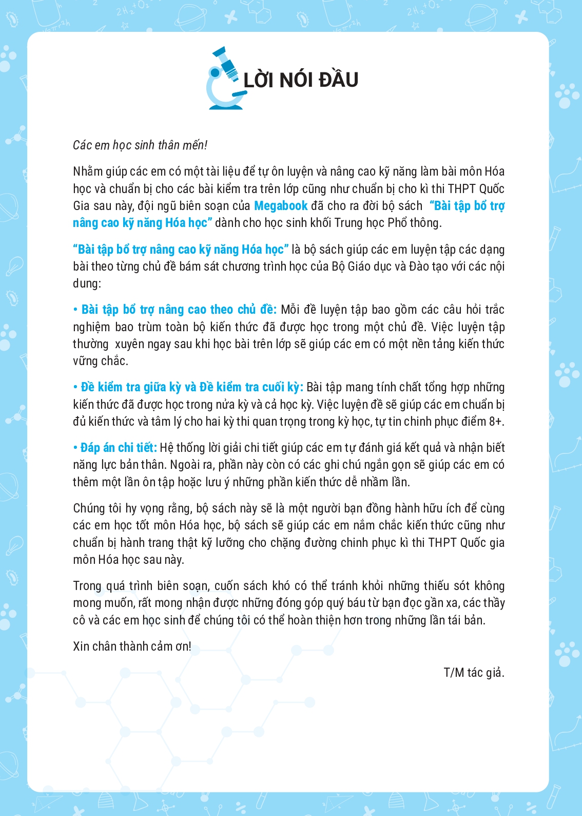 bộ bài tập bổ trợ nâng cao kỹ năng hóa học lớp 10 - tập 1