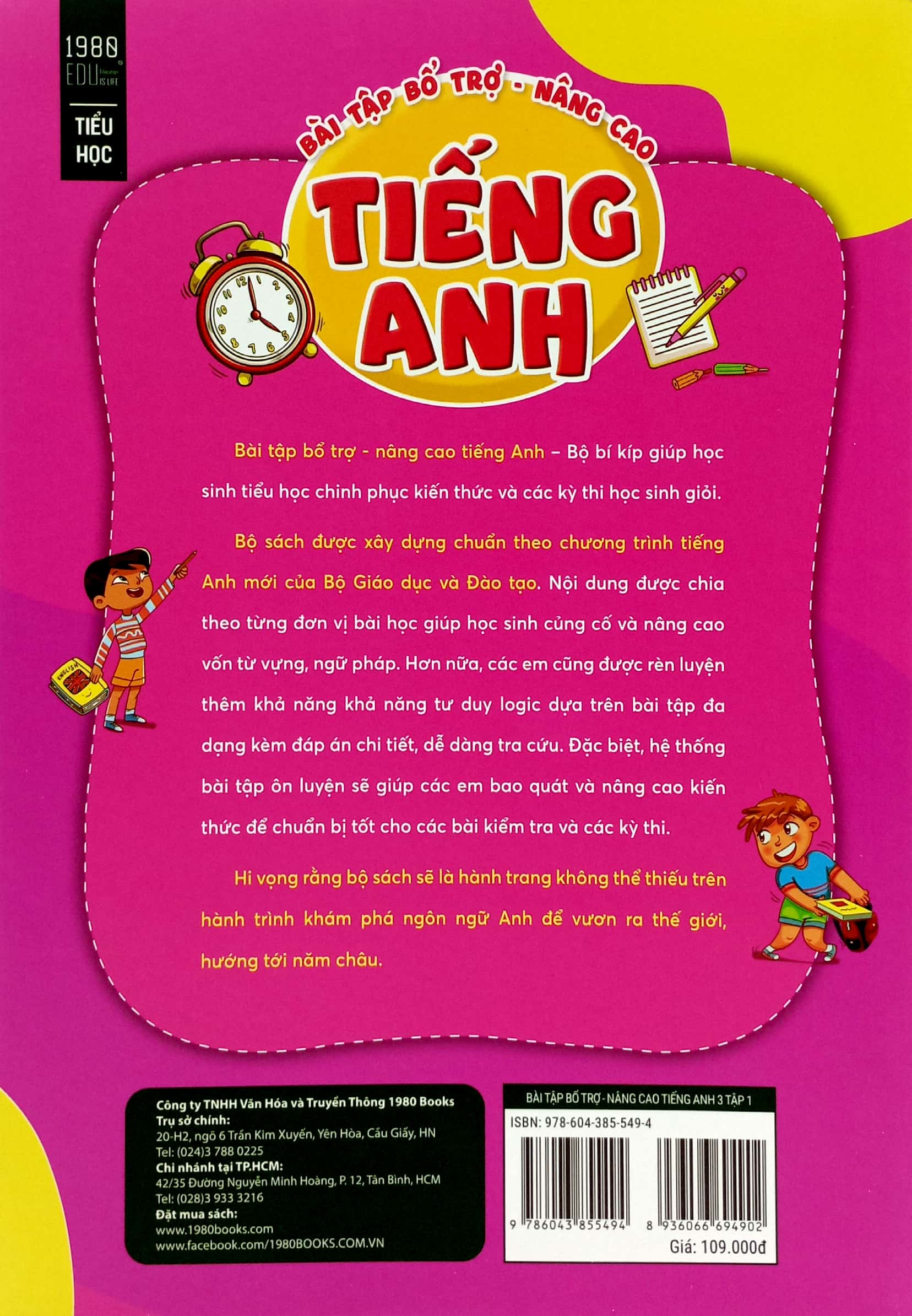 bộ bài tập bổ trợ nâng cao tiếng anh 3 - tập 1