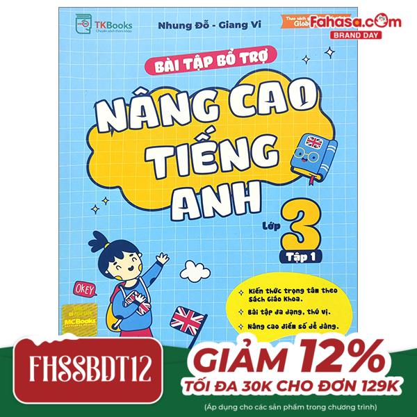 bộ bài tập bổ trợ - nâng cao tiếng anh lớp 3 - tập 1